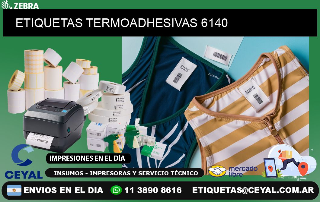 ETIQUETAS TERMOADHESIVAS 6140