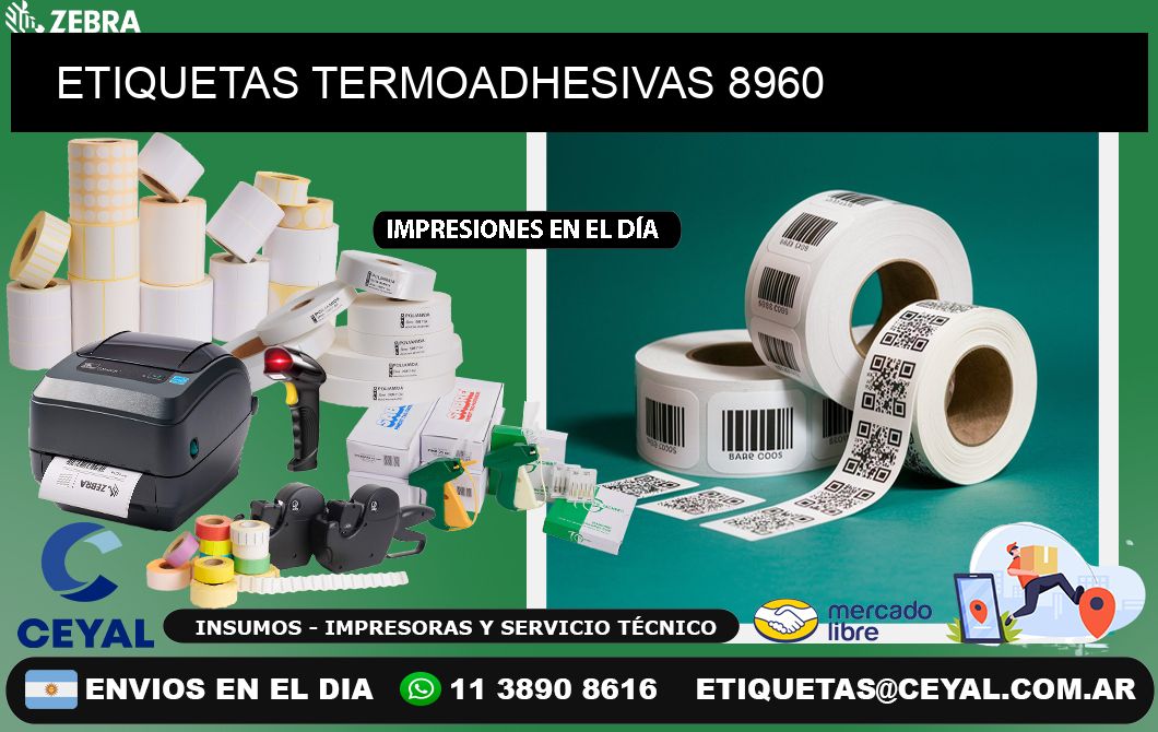 ETIQUETAS TERMOADHESIVAS 8960