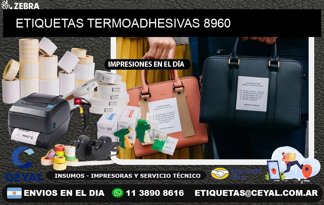 ETIQUETAS TERMOADHESIVAS 8960