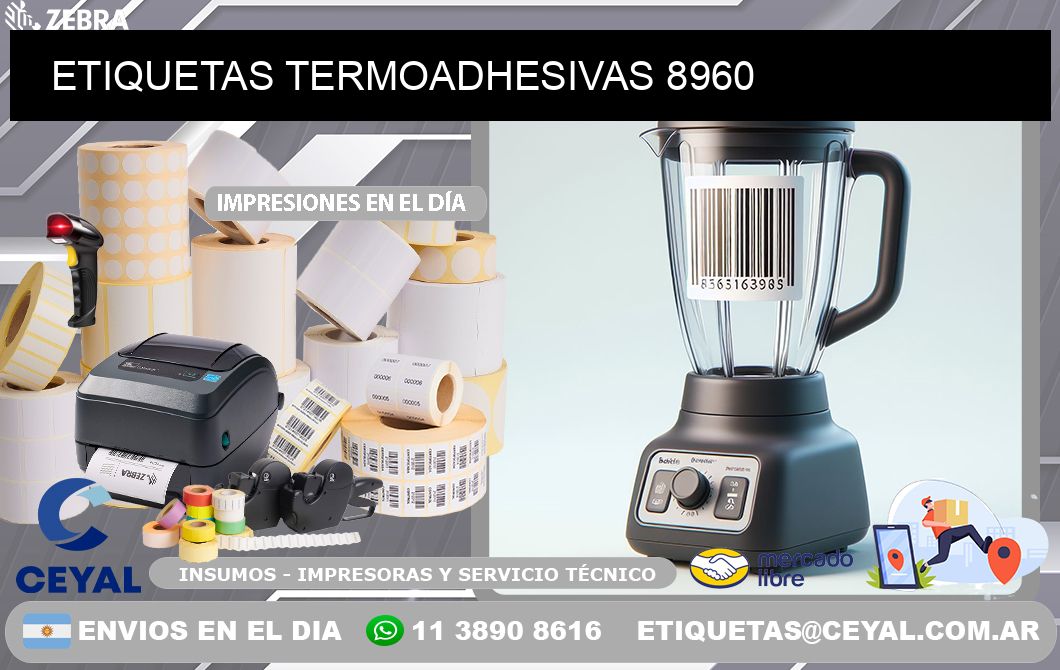 ETIQUETAS TERMOADHESIVAS 8960