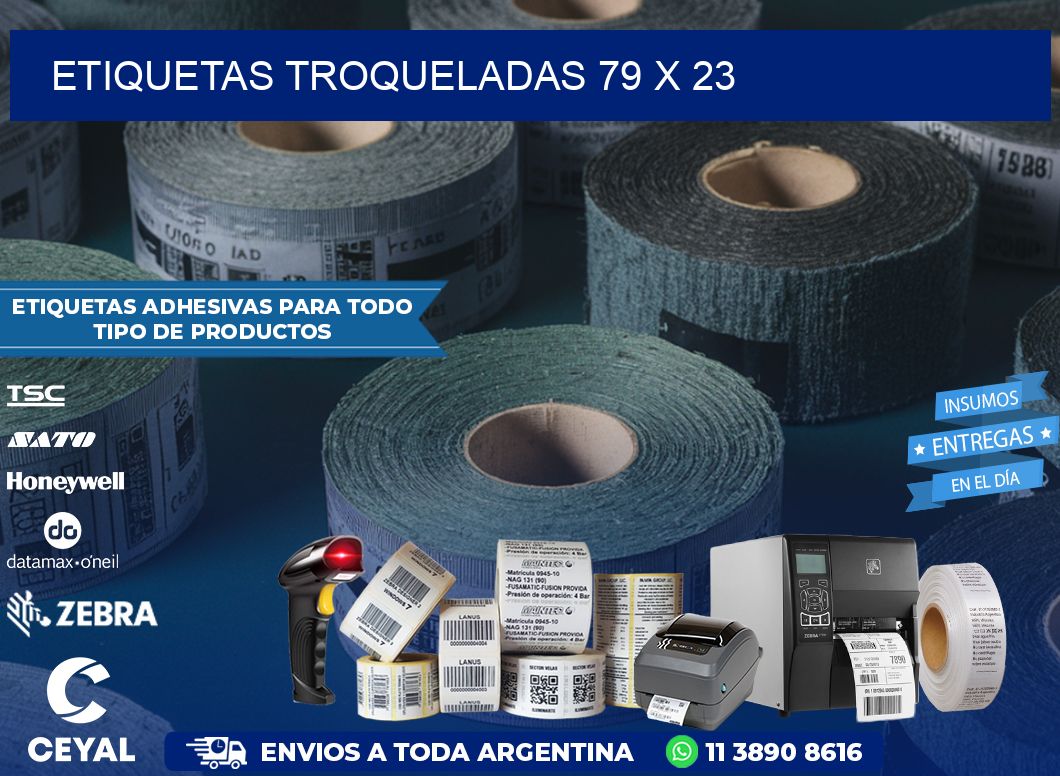 ETIQUETAS TROQUELADAS 79 x 23