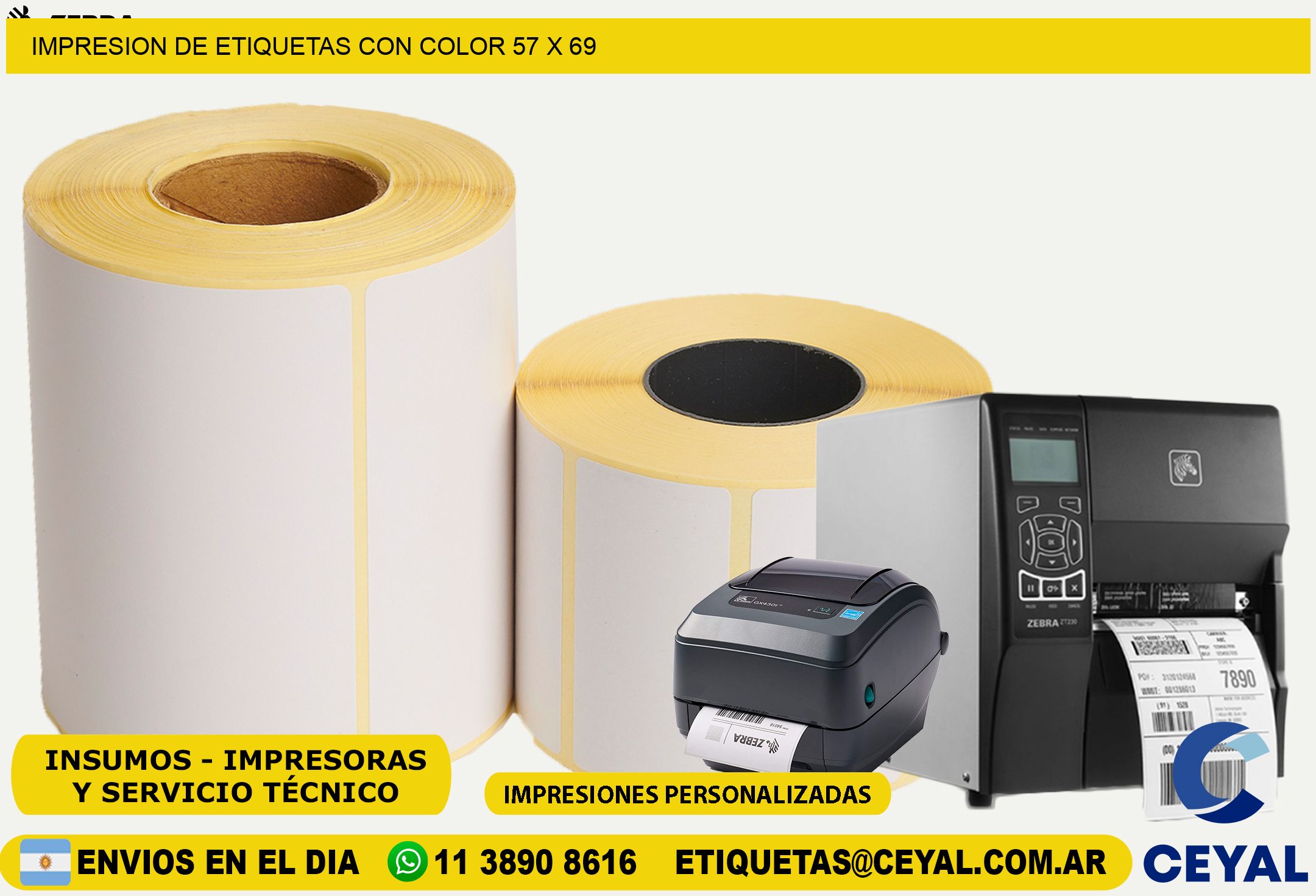 IMPRESION DE ETIQUETAS CON COLOR 57 x 69