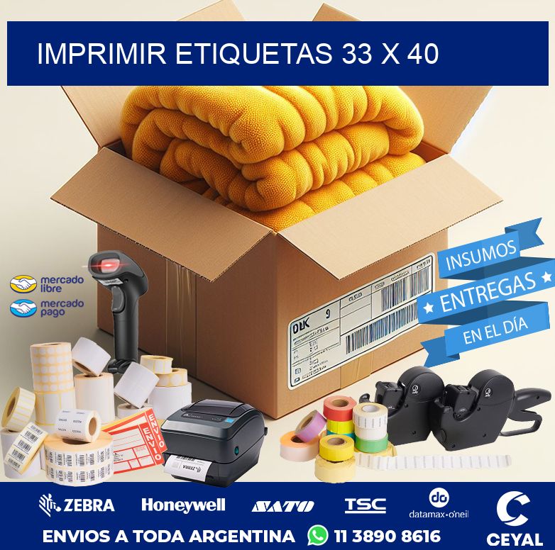 IMPRIMIR ETIQUETAS 33 x 40