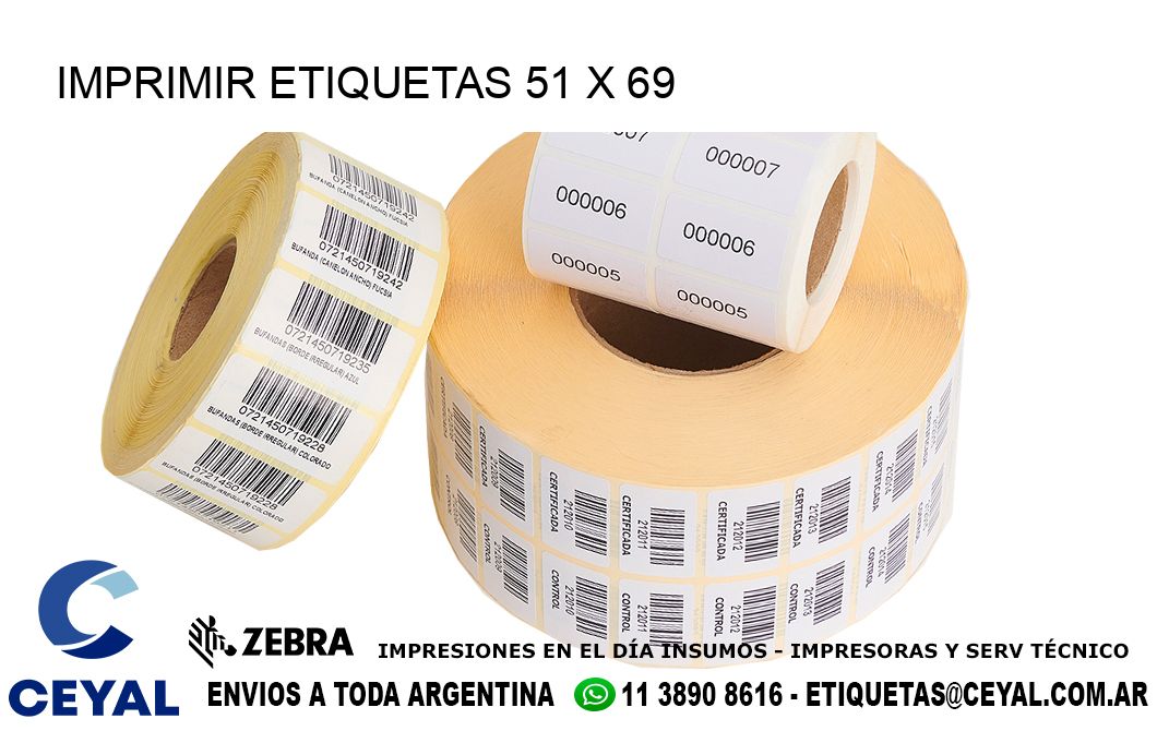 IMPRIMIR ETIQUETAS 51 x 69