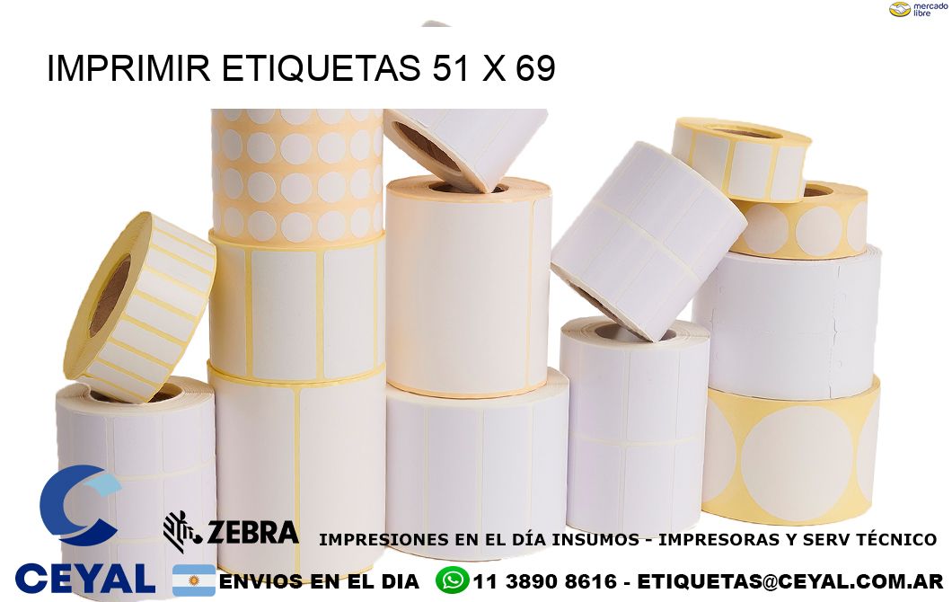 IMPRIMIR ETIQUETAS 51 x 69