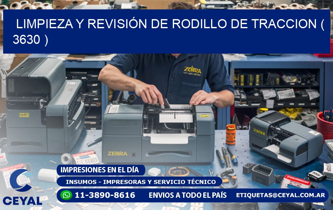 LIMPIEZA Y REVISIÓN DE RODILLO DE TRACCION ( 3630 )