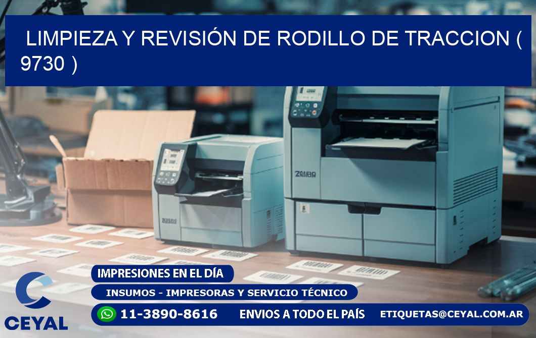 LIMPIEZA Y REVISIÓN DE RODILLO DE TRACCION ( 9730 )