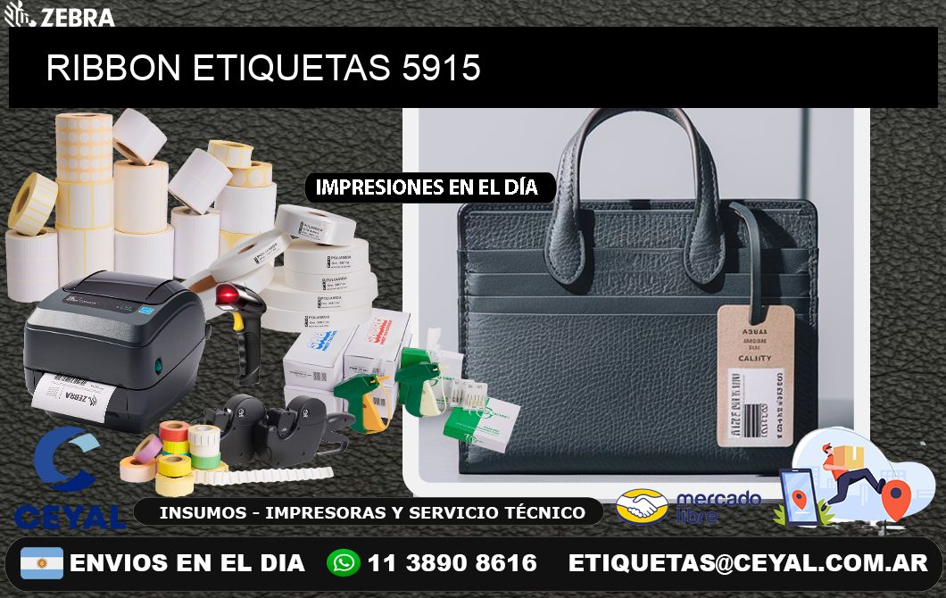 RIBBON ETIQUETAS 5915