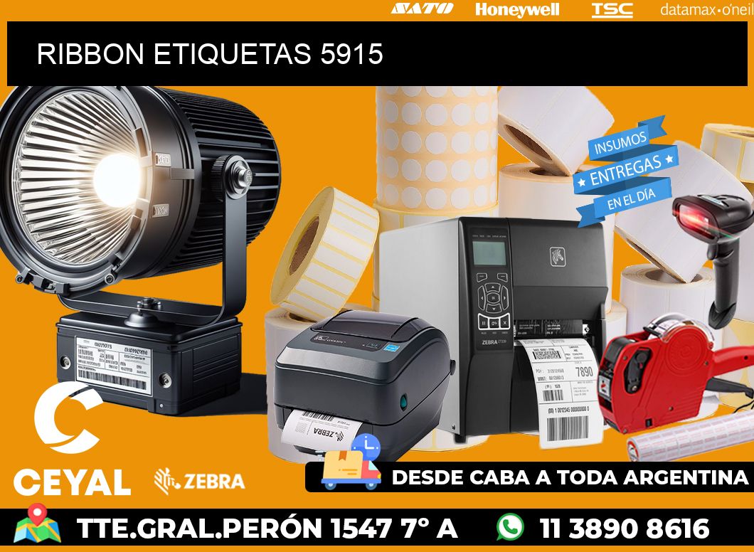 RIBBON ETIQUETAS 5915