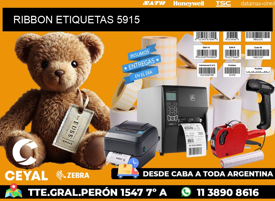 RIBBON ETIQUETAS 5915