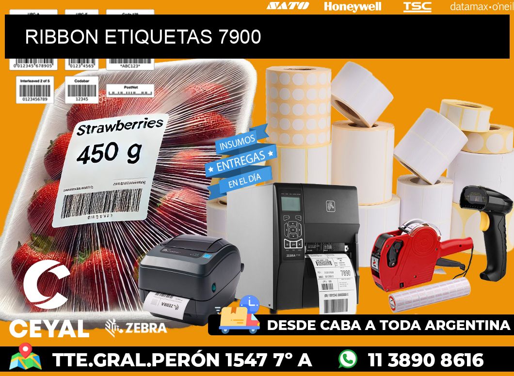 RIBBON ETIQUETAS 7900