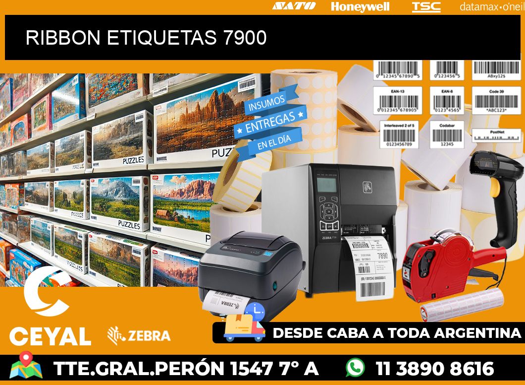 RIBBON ETIQUETAS 7900