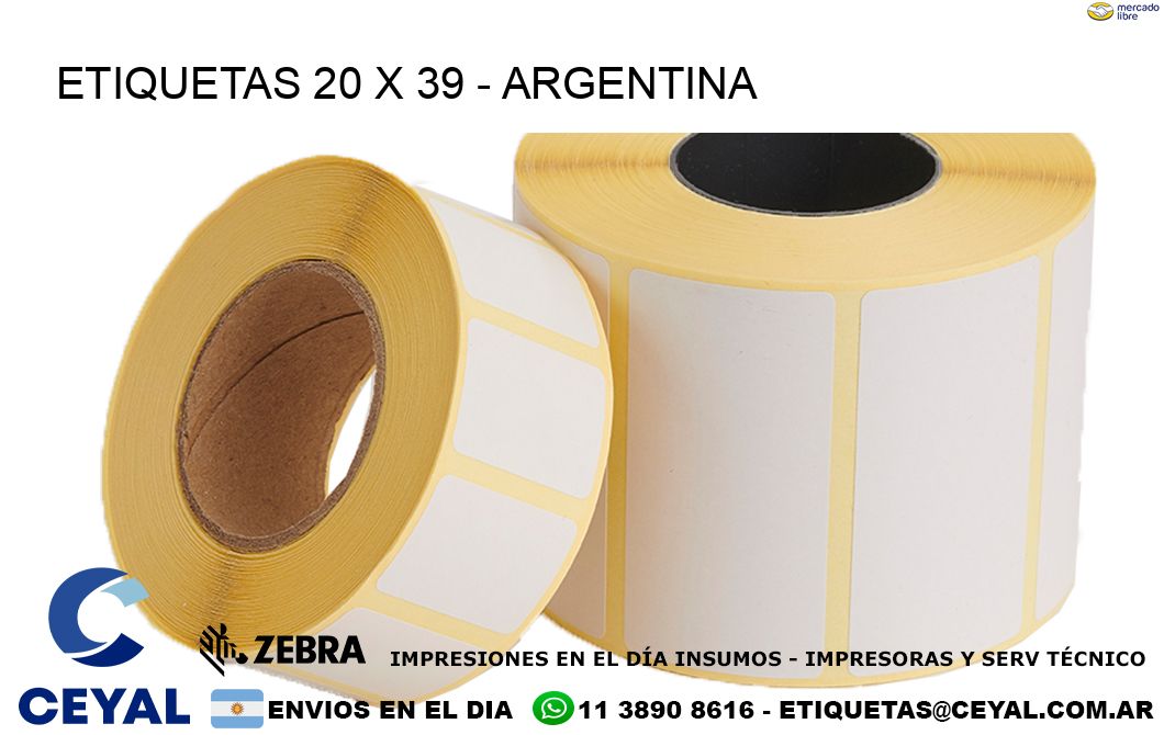 ETIQUETAS 20 x 39 – ARGENTINA