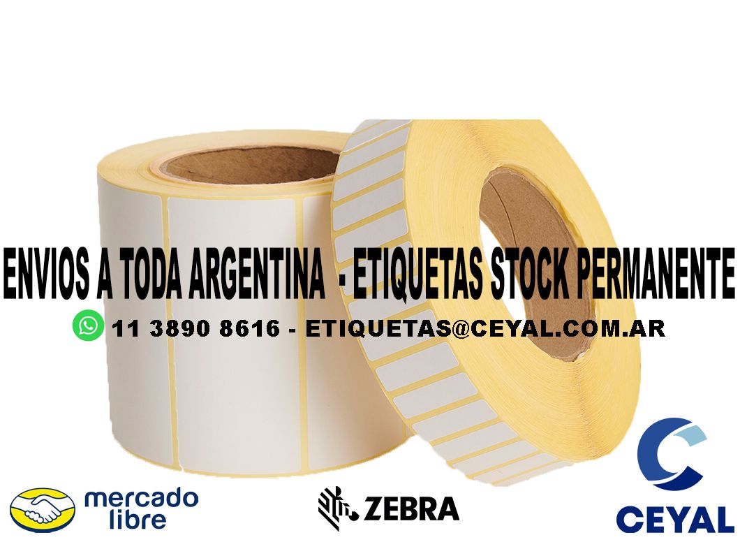 ETIQUETAS 23 x 45 - ARGENTINA ENVIOS X EXPRESSO.