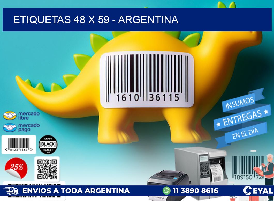ETIQUETAS 48 x 59 - ARGENTINA