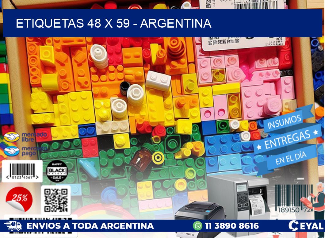 ETIQUETAS 48 x 59 - ARGENTINA