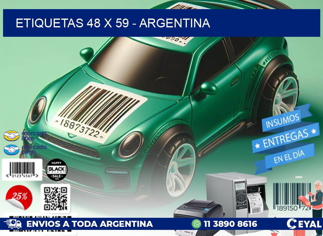 ETIQUETAS 48 x 59 - ARGENTINA