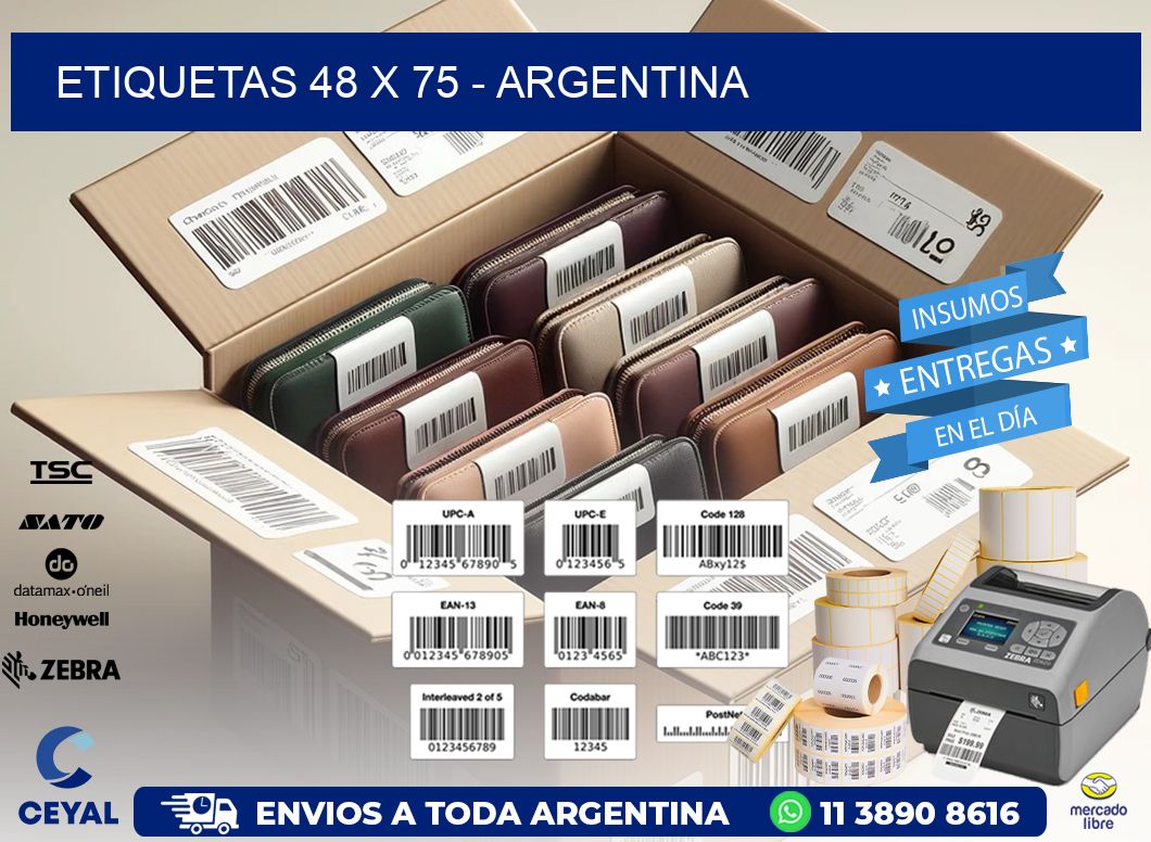 ETIQUETAS 48 x 75 - ARGENTINA