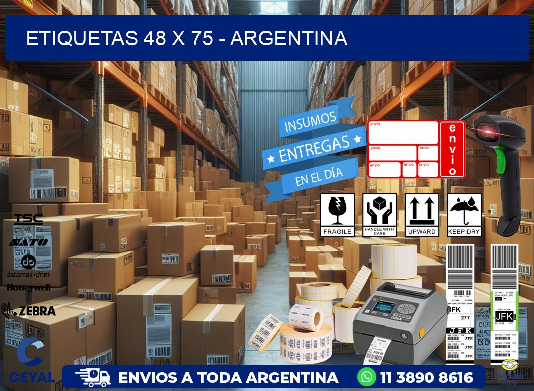 ETIQUETAS 48 x 75 - ARGENTINA