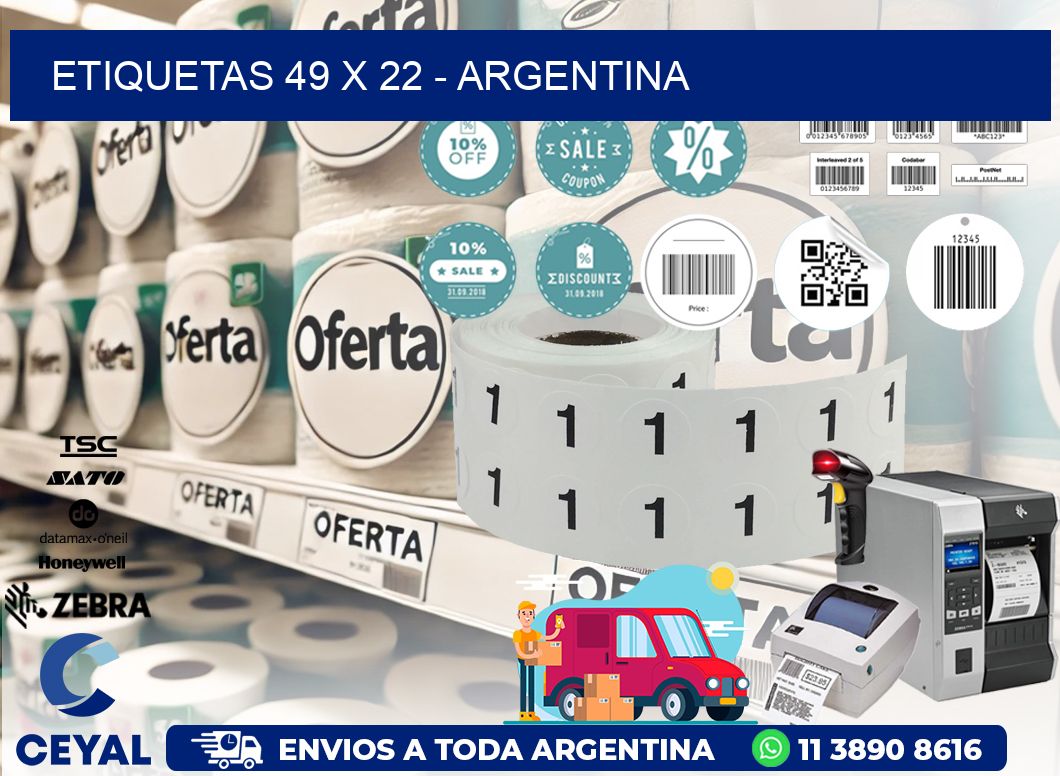 ETIQUETAS 49 x 22 - ARGENTINA