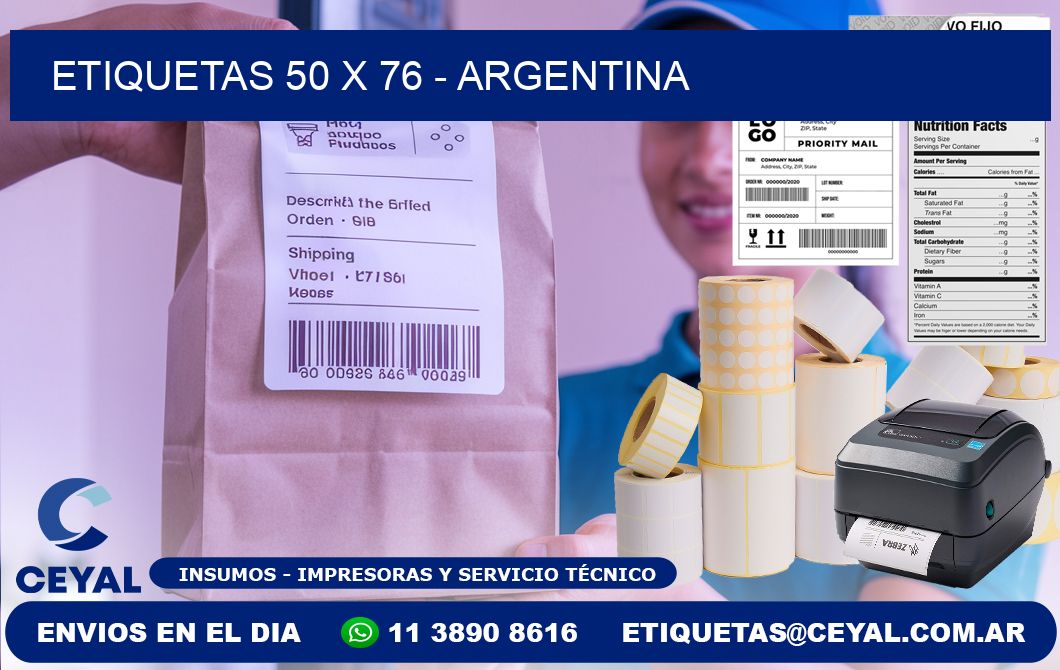 ETIQUETAS 50 x 76 - ARGENTINA