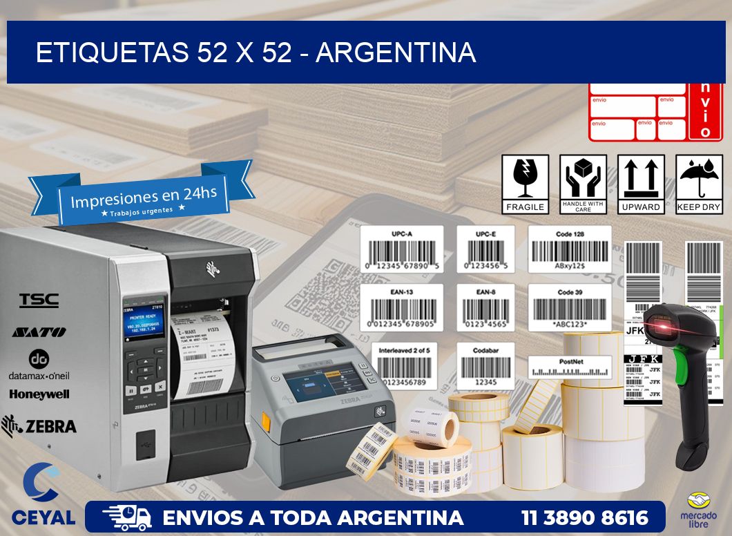 ETIQUETAS 52 x 52 – ARGENTINA