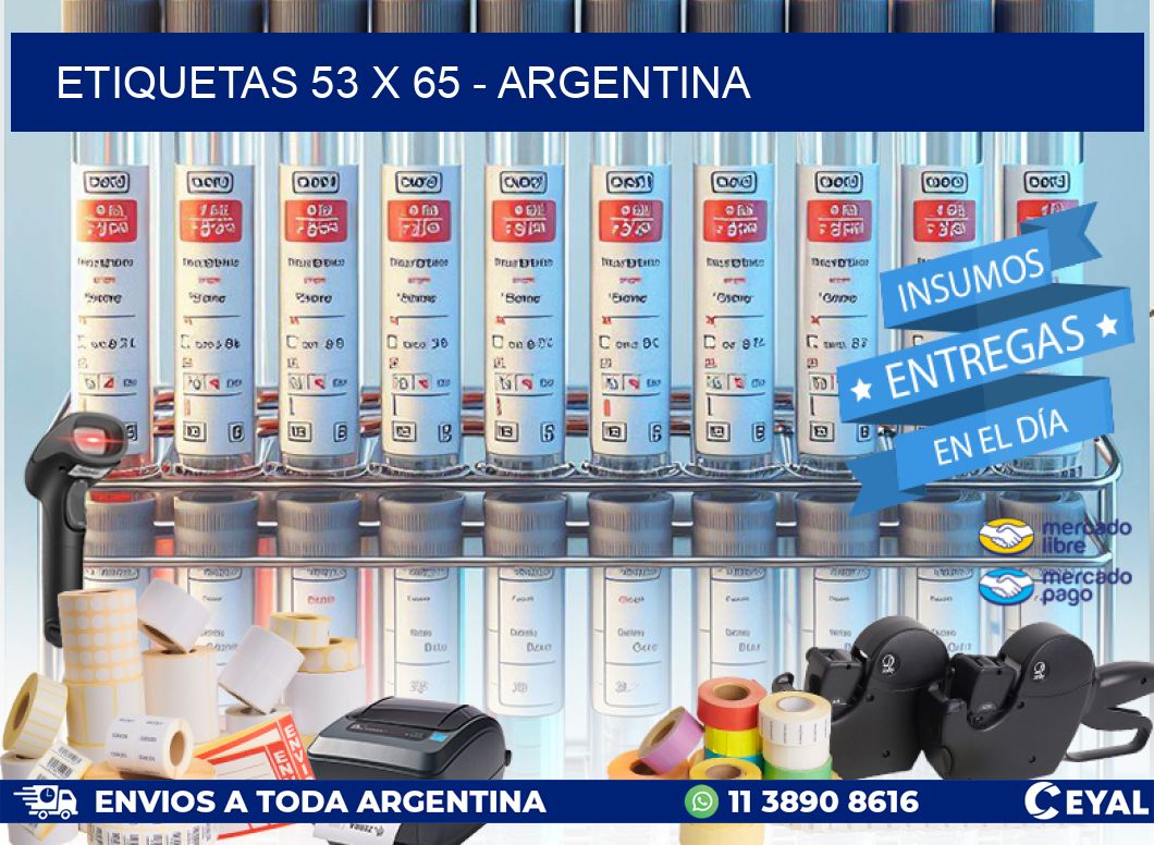 ETIQUETAS 53 x 65 - ARGENTINA