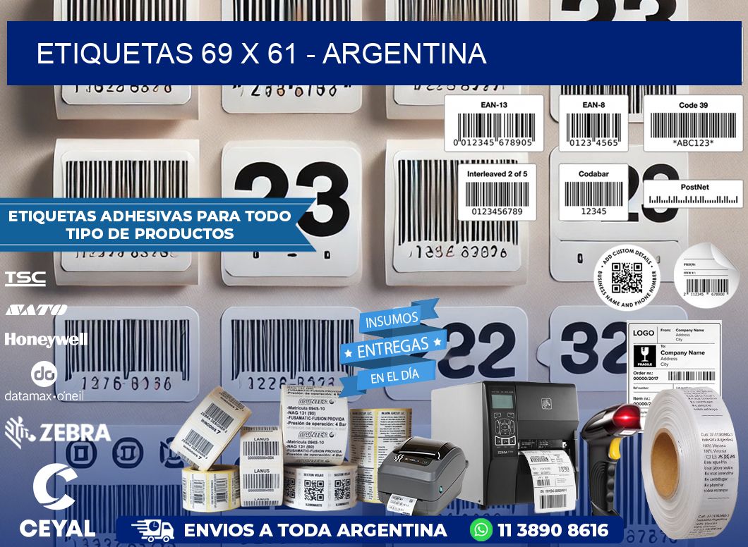 ETIQUETAS 69 x 61 - ARGENTINA