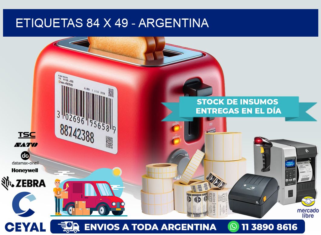 ETIQUETAS 84 x 49 – ARGENTINA