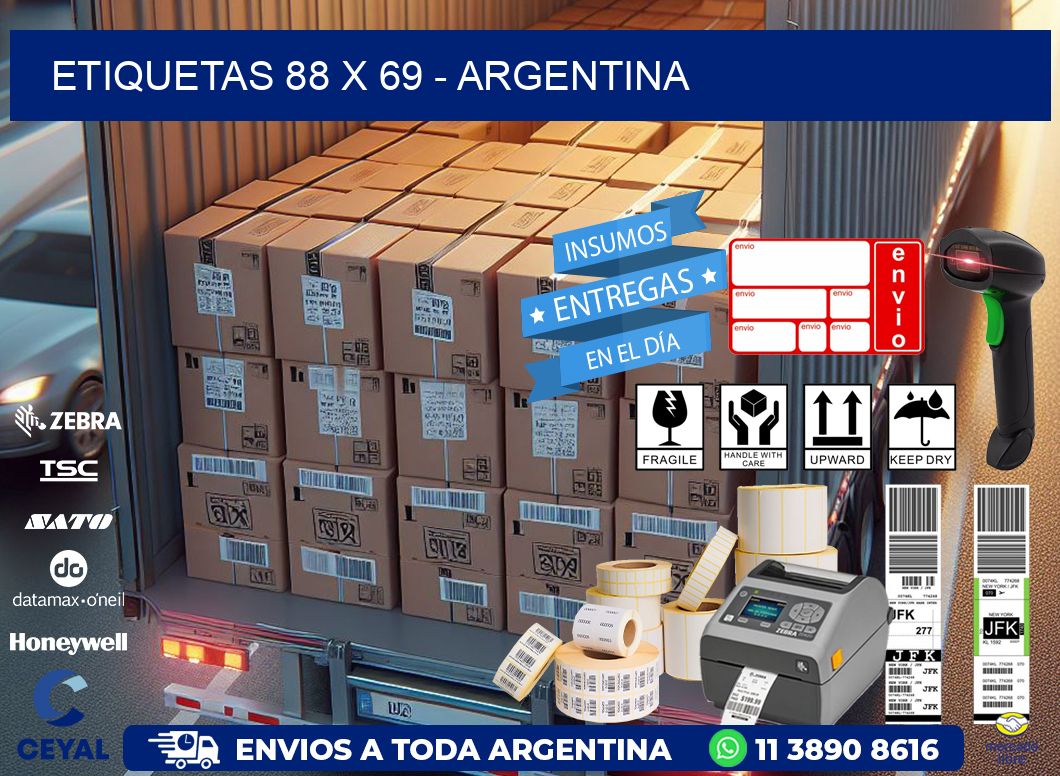 ETIQUETAS 88 x 69 - ARGENTINA