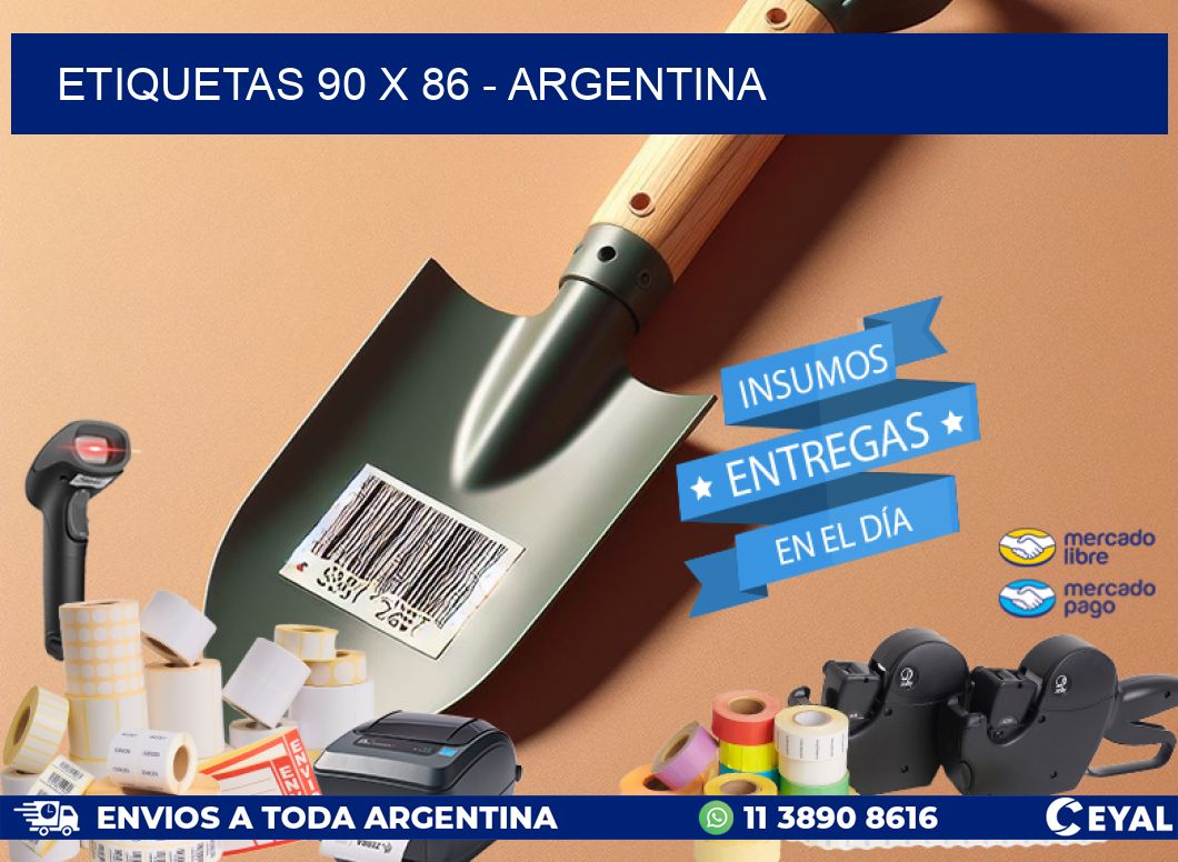 ETIQUETAS 90 x 86 - ARGENTINA