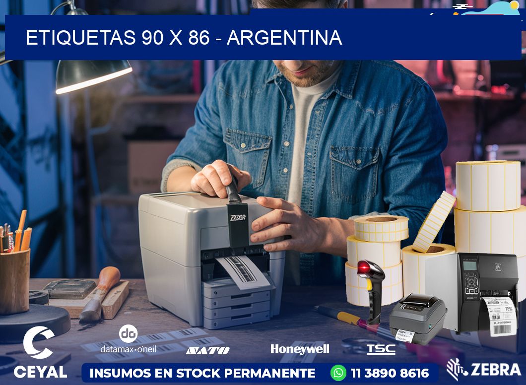 ETIQUETAS 90 x 86 - ARGENTINA