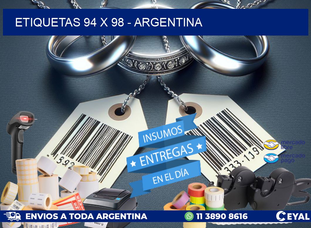 ETIQUETAS 94 x 98 - ARGENTINA