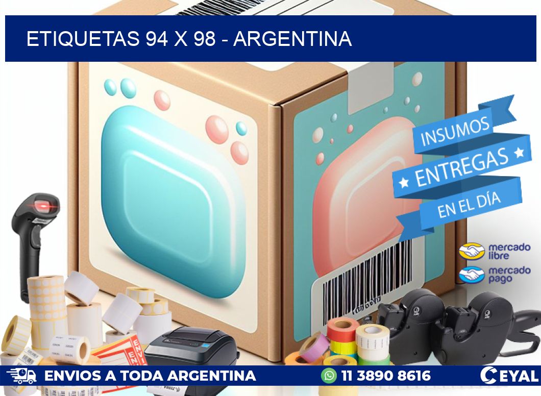 ETIQUETAS 94 x 98 - ARGENTINA