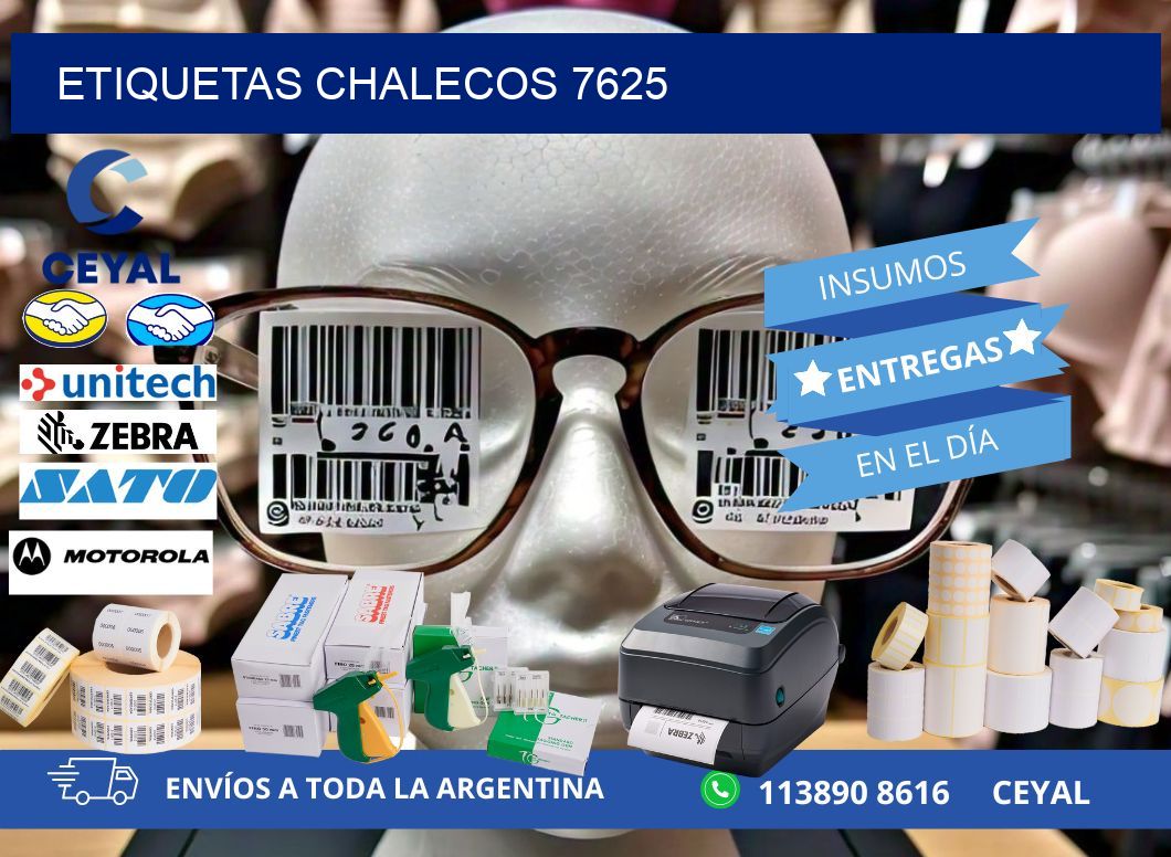 ETIQUETAS CHALECOS 7625