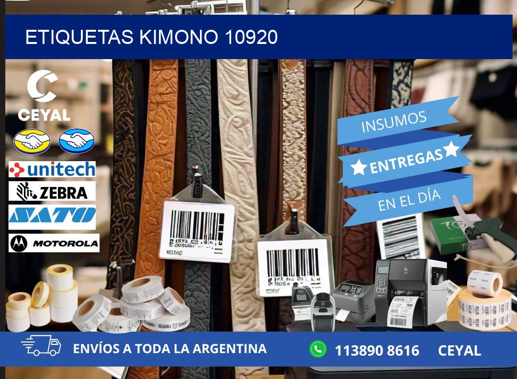 ETIQUETAS KIMONO 10920