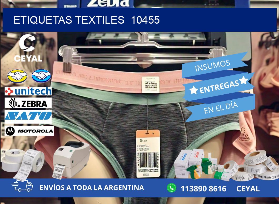 ETIQUETAS TEXTILES  10455