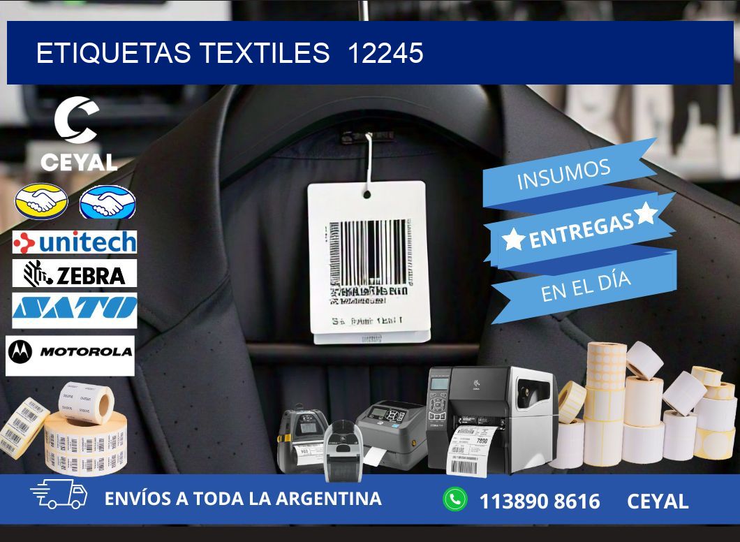 ETIQUETAS TEXTILES  12245