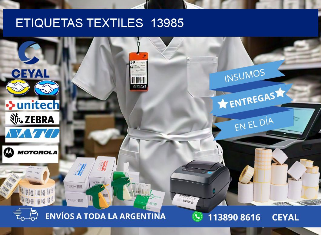 ETIQUETAS TEXTILES  13985