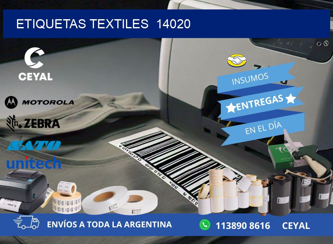 ETIQUETAS TEXTILES  14020