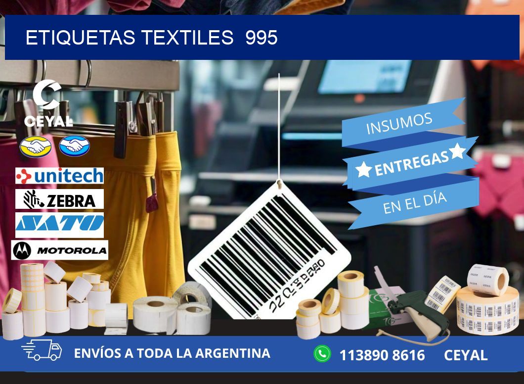 ETIQUETAS TEXTILES  995