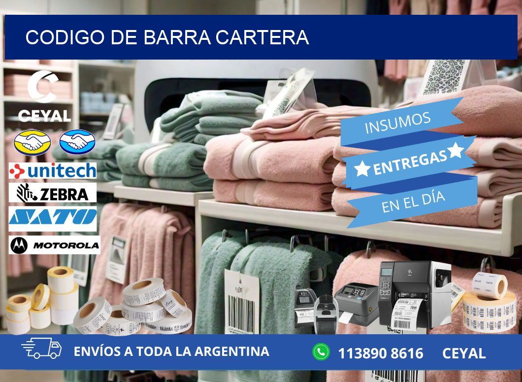 codigo de barra CARTERA