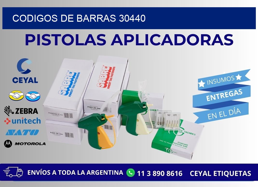 CODIGOS DE BARRAS 30440