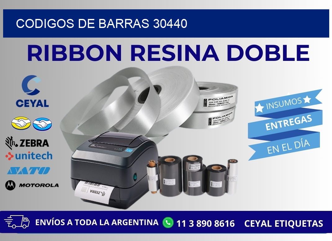 CODIGOS DE BARRAS 30440