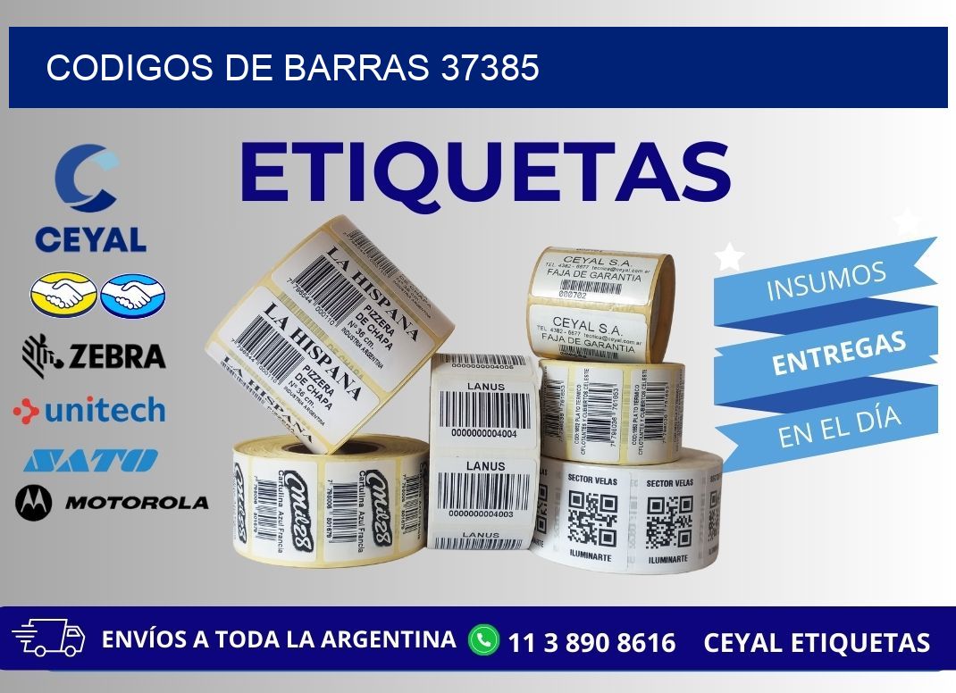 CODIGOS DE BARRAS 37385