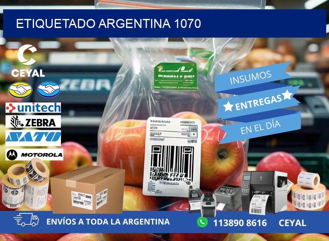 ETIQUETADO ARGENTINA 1070