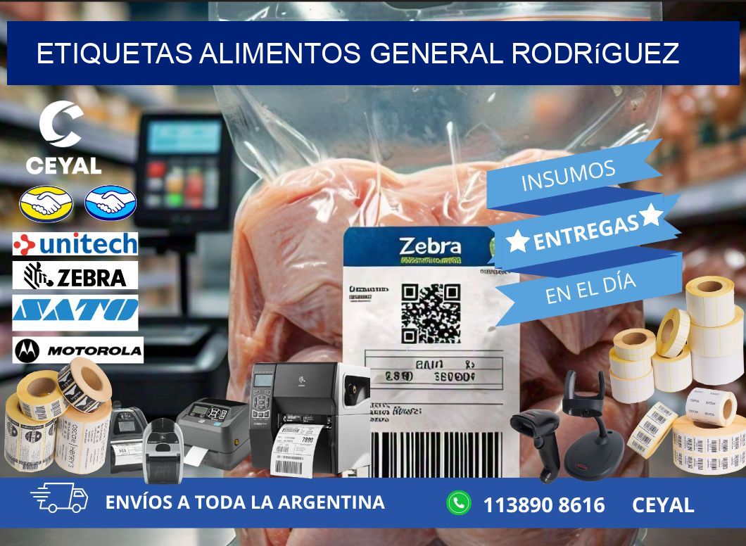 Etiquetas alimentos General Rodríguez