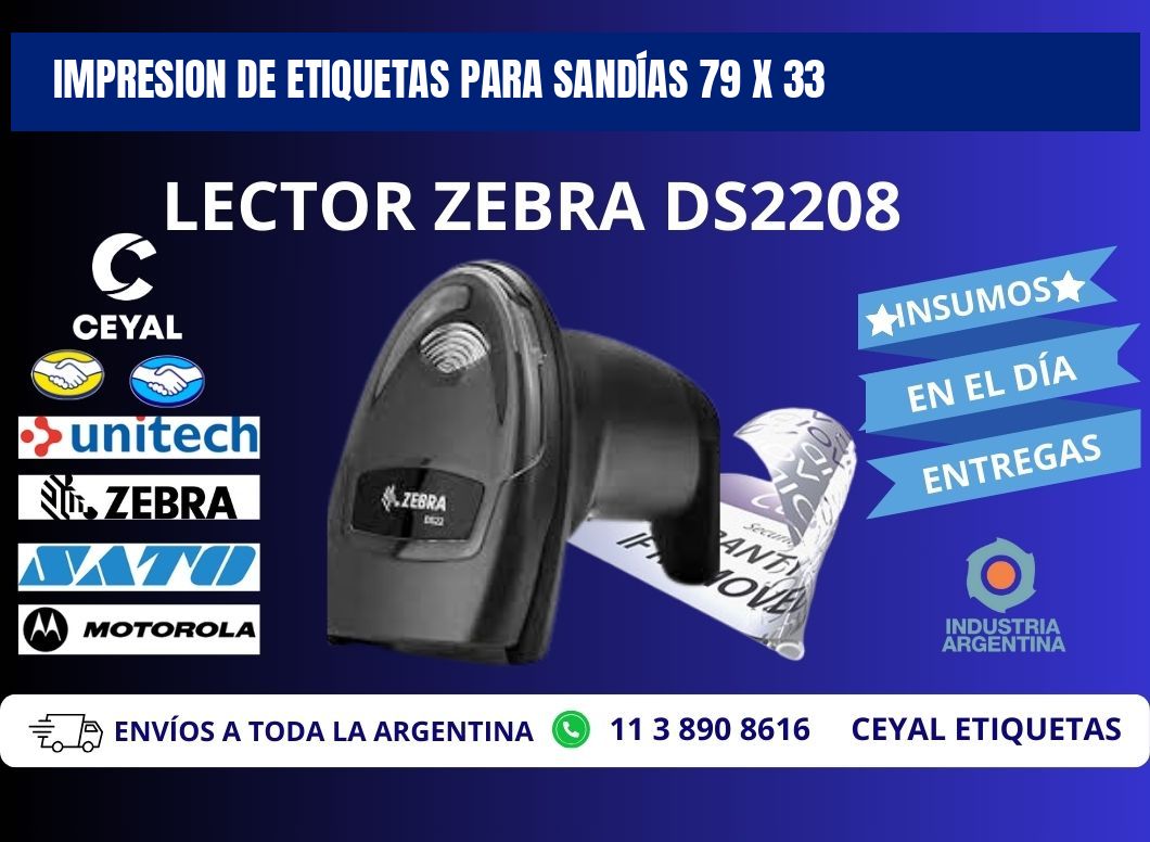 IMPRESION DE ETIQUETAS PARA SANDÍAS 79 x 33