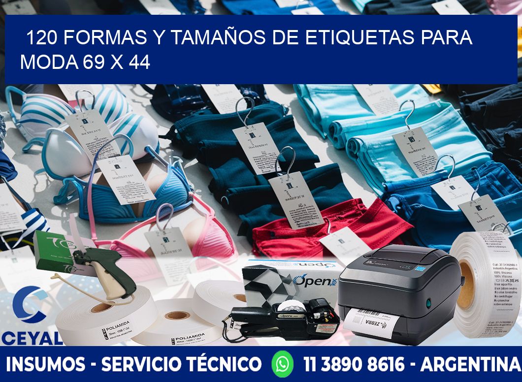 120 FORMAS Y TAMAÑOS DE ETIQUETAS PARA MODA 69 x 44