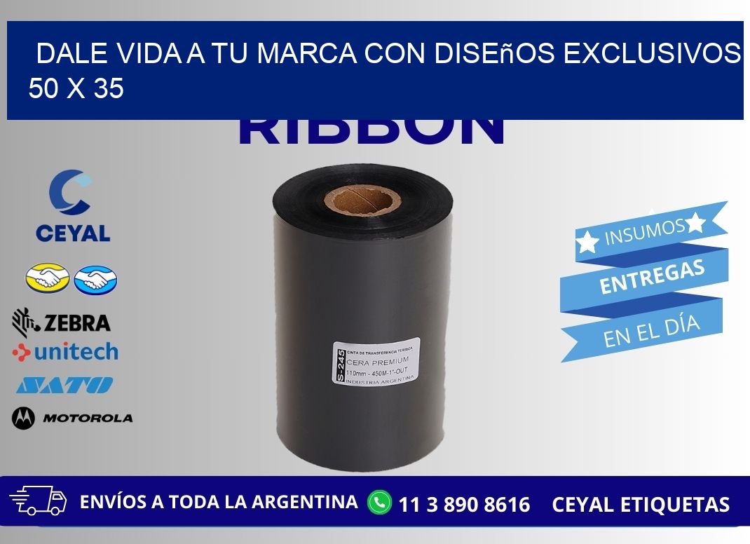 Dale Vida a tu Marca con Diseños Exclusivos 50 x 35